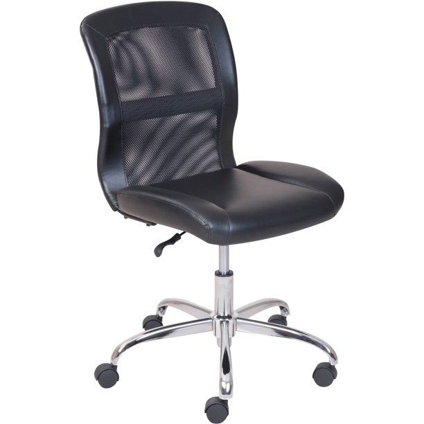 Photo 1 of Mainstays Vinyl and Mesh Task Office Chair, 
