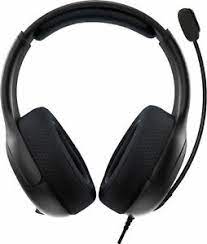 Photo 1 of PDP - LVL50 Wired Stereo Gaming Headset for PlayStation - Black - Black
