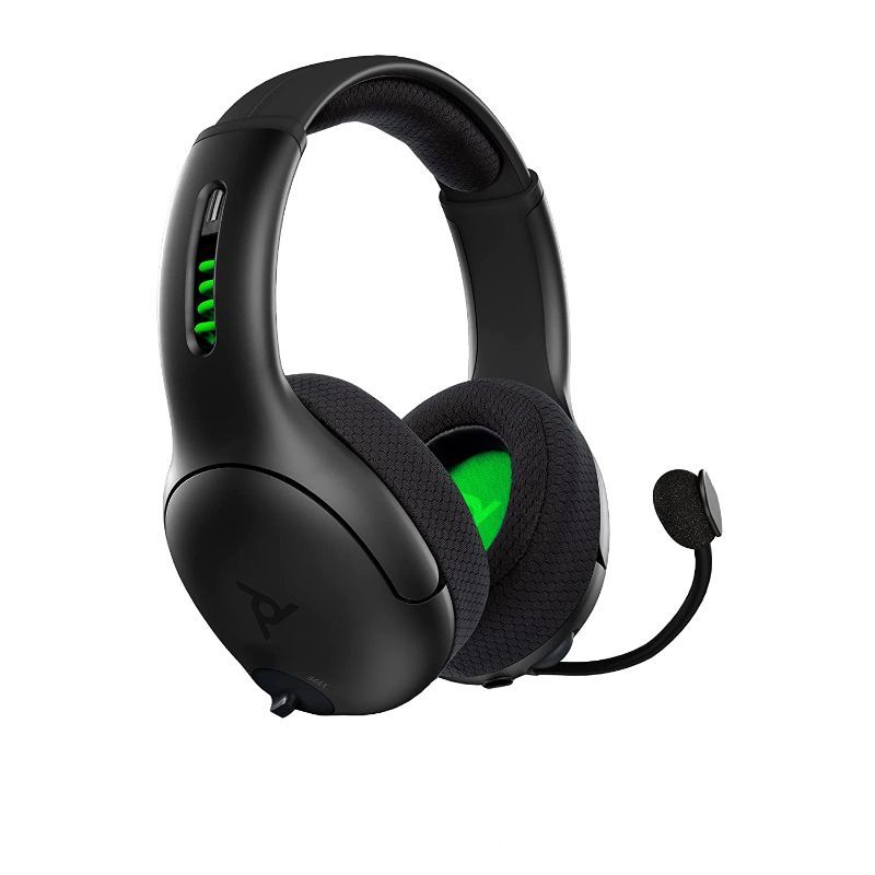 Photo 1 of PDP GAMING LVL50 WIRELESS STEREO HEADSET WITH NOISE CANCELLING MICROPHONE: BLACK - XBOX ONE
