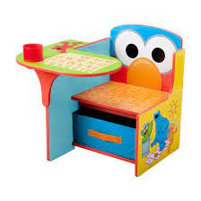 Photo 1 of Delta Children Sesame Street Chair Desk with Storage Bin
