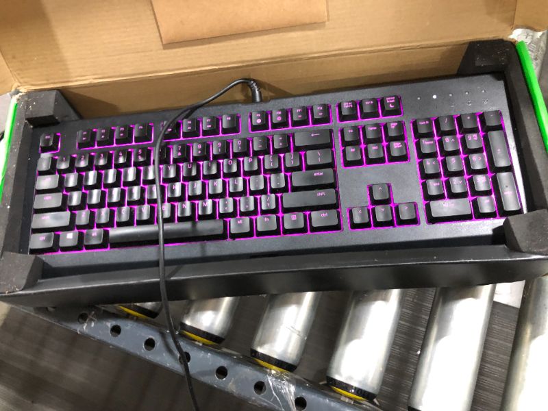 Photo 2 of Razer BlackWidow V3 Pro Mechanical Wireless Gaming Keyboard: Yellow Mechanical Switches - Linear & Silent - Chroma RGB Lighting - Doubleshot ABS Keycaps - Transparent Switch Housing - Bluetooth/2.4GHz
