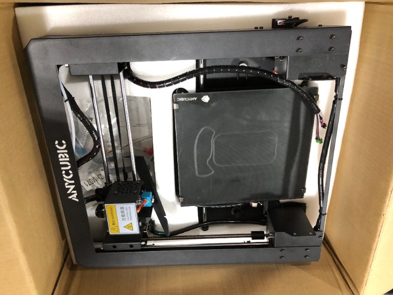 Photo 2 of ANYCUBIC Mega S Upgrade FDM 3D Printer with Extruder and Suspended Filament Rack + Free Test PLA Filament, Works with TPU/PLA/ABS and 8.27''(L) x8.27''(W) x8.07''(H) Print Size
