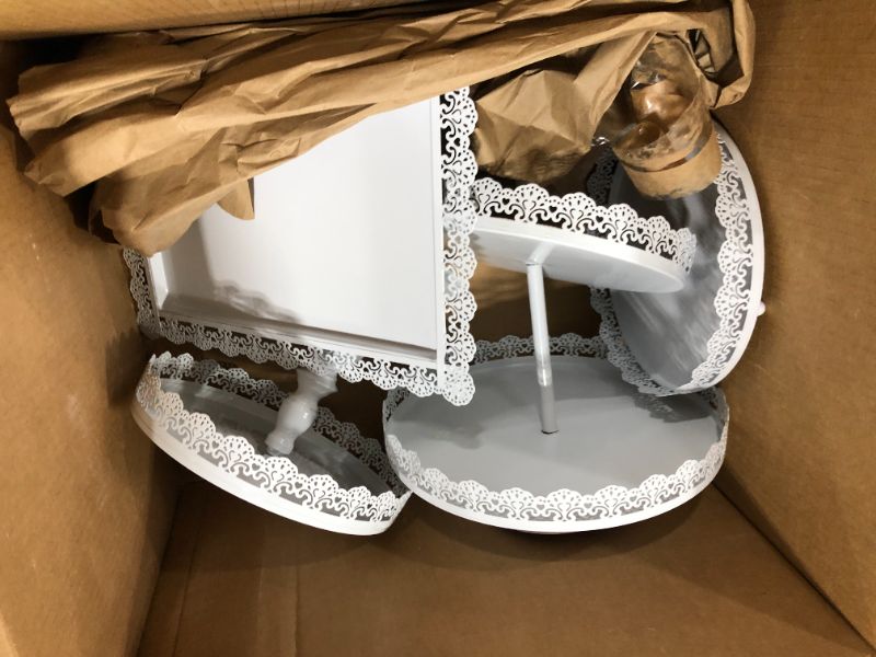 Photo 1 of 4 tier cake stand white