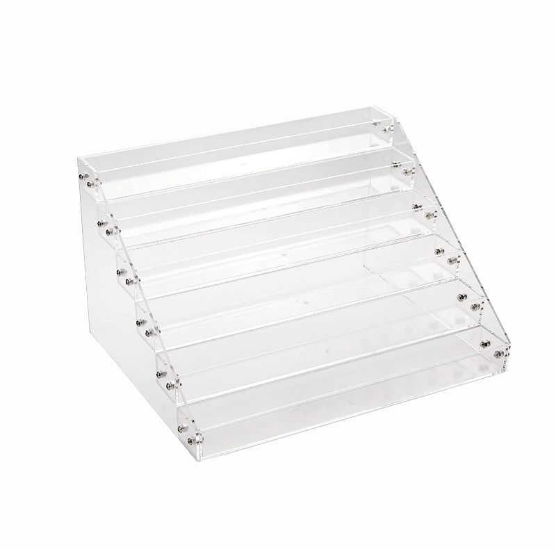 Photo 1 of Nail Polish Organizer 6 Layers Acrylic Display Rack Storage Rack Holder Up to 60 Bottles
