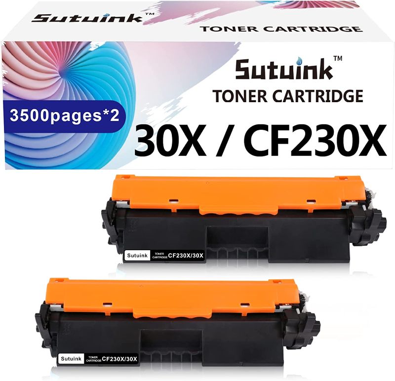 Photo 1 of CF230X Toner Compatible for HP 30X Replacement for HP 30A CF230A for HP Laserjet Pro MFP M203dw M227fdw M227fdn M203dn M227sdn Printer CF230A Toner,HP 30X Black Toner Cartridge