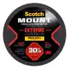 Photo 1 of 3M Scotch 1 in. x 11.1 yds. Permanent Double Sided Extreme Mounting Tape. 
