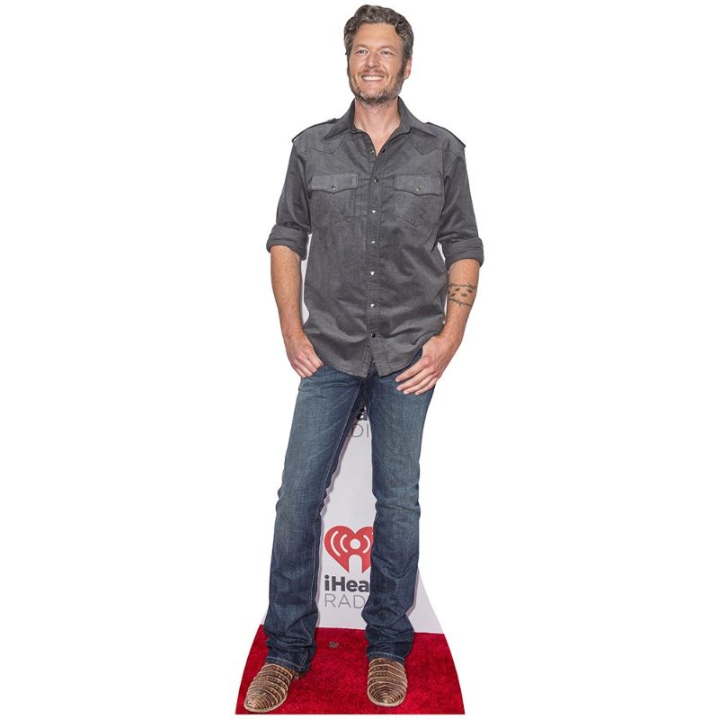 Photo 1 of Star Cutouts, Blake Shelton Life-Size Cardboard Cutout Standee 78X28
