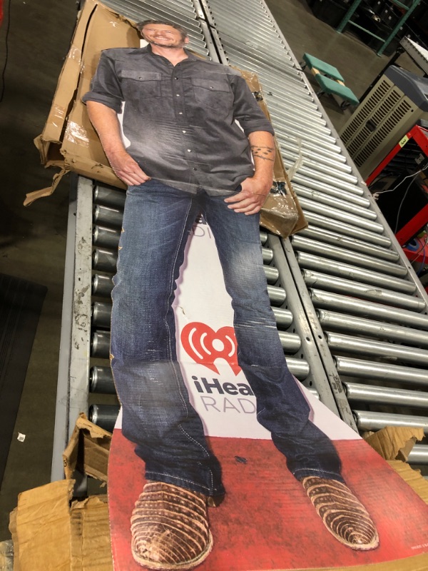 Photo 2 of Star Cutouts, Blake Shelton Life-Size Cardboard Cutout Standee 78X28
