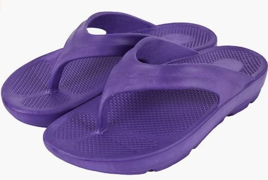 Photo 1 of FUNKYMONKEY Women's Thong Flip Flop Ultra Soft Arch Support Sandals SIZE 8
