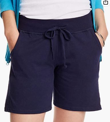 Photo 1 of Hanes Women's Jersey Pocket Short XXL
