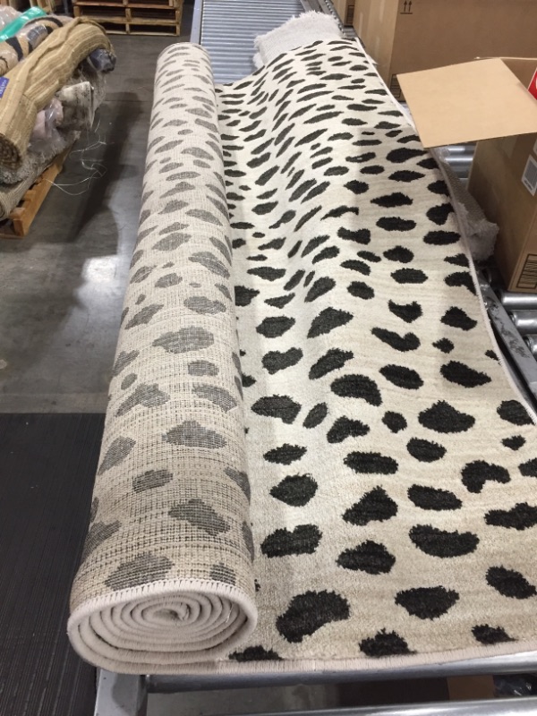 Photo 2 of 7'x10' Daffodil Leopard Print Woven Rug - Opalhouse™
