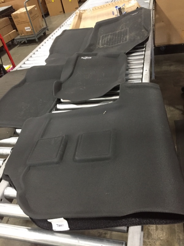 Photo 2 of 3D MAXpider Custom Fit Kagu Floor Mat (Black) for 2011-2014 Chevrolet Suburban - 1ST Row 2ND Row 3RD Row
