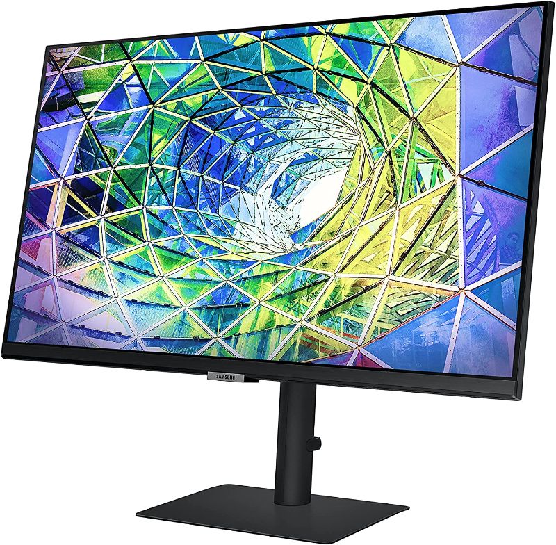 Photo 1 of Samsung S80A Computer Monitor, 27 Inch 4K Monitor, Vertical Monitor, USB C Monitor, HDR10 (1 Billion Colors), Built-in Speakers (LS27A800UNNXZA)
