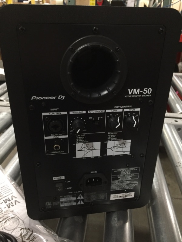 Photo 3 of Pioneer DJ VM-50 - 60W Powered Studio Monitor with 5.25" Cone Woofer, 1" Dome Tweeter, and Low/High EQ Controls - Black
