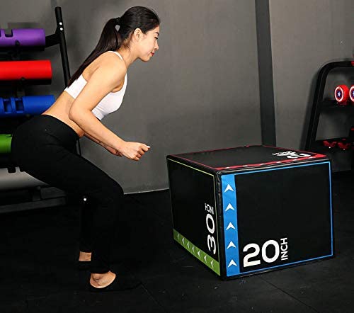 Photo 1 of BalanceFrom 3 in 1 20 Inch 24 Inch 30 Inch Foam Plyometric Box Jumping Exercise
