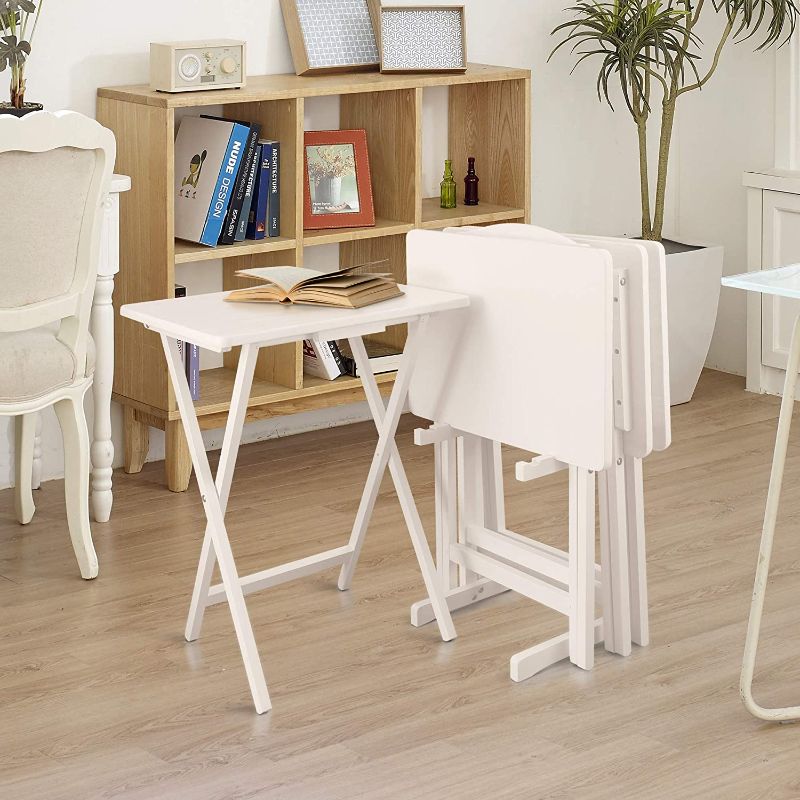 Photo 1 of Casual Home 5 Piece Tray Table Set