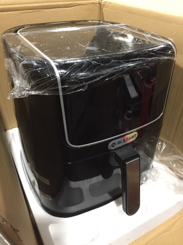 Photo 1 of Air Fryer Large Airfryer Oven 6.8QT, XL Digital Electric Hot Oilless Air Frier Cooker with LED Touch Screen, Nonstick Basket, 8 Presets, Dishwasher Safe, Auto Shut Off, Recipes BLAZANT T02
