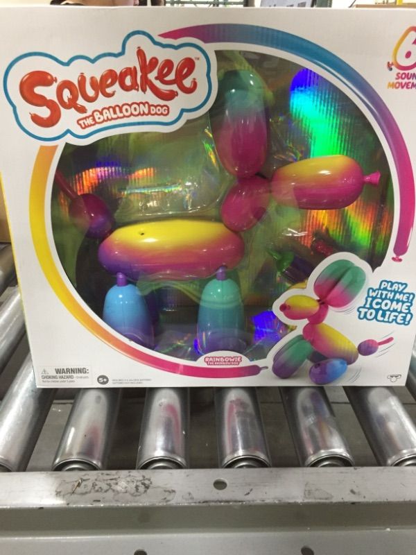 Photo 2 of Little Live Pets Squeakee Rainbowie the Balloon Dog Multicolor
