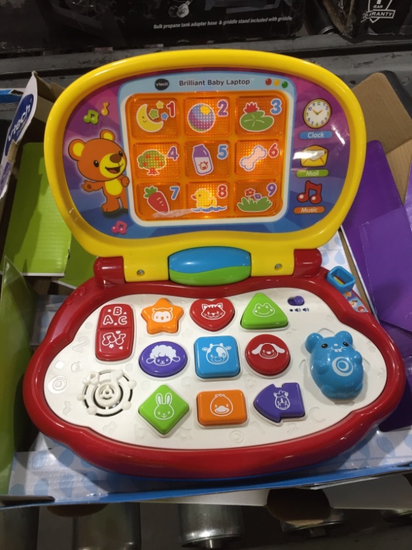 Photo 2 of VTech Brilliant Baby Laptop, Red
