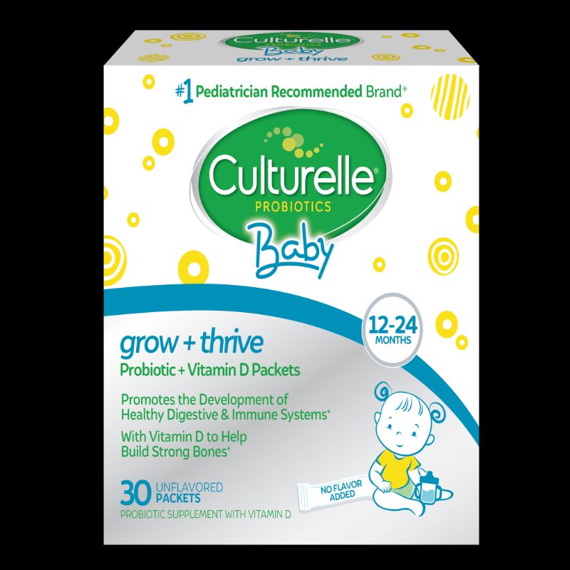 Photo 1 of Culturelle Baby Grow & Thrive Probiotic + Vitamin D Packets - 30.0 Ea Expires May 2022
