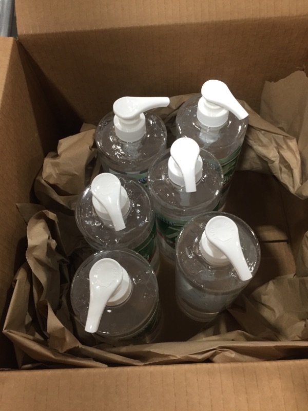 Photo 1 of Rapid Care First Aid Cleace Advanced Premium 75% Alcohol 34 oz Instant Hand Sanitizer Gel with Easy to Dispense Hand Pump, Pack of 6 (HS34-6) Expired April 16 2022