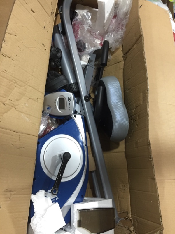 Photo 2 of XTERRA Fitness FB150 Folding Exercise Bike, Silver, 31.5L x 18W x 45.3H in.
