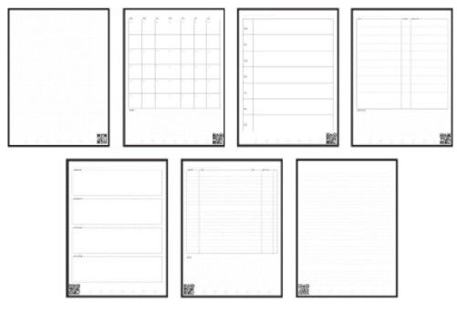 Photo 1 of Fusion Smart Reusable Notebook 7 Page Styles 42 Pages 8.5"x11" Letter Size Eco-Friendly Notebook - Rocketbook

