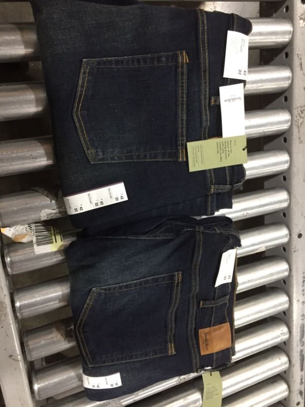 Photo 3 of Men's Slim Straight Fit Jeans - Goodfellow & Co 42x32 set of 2