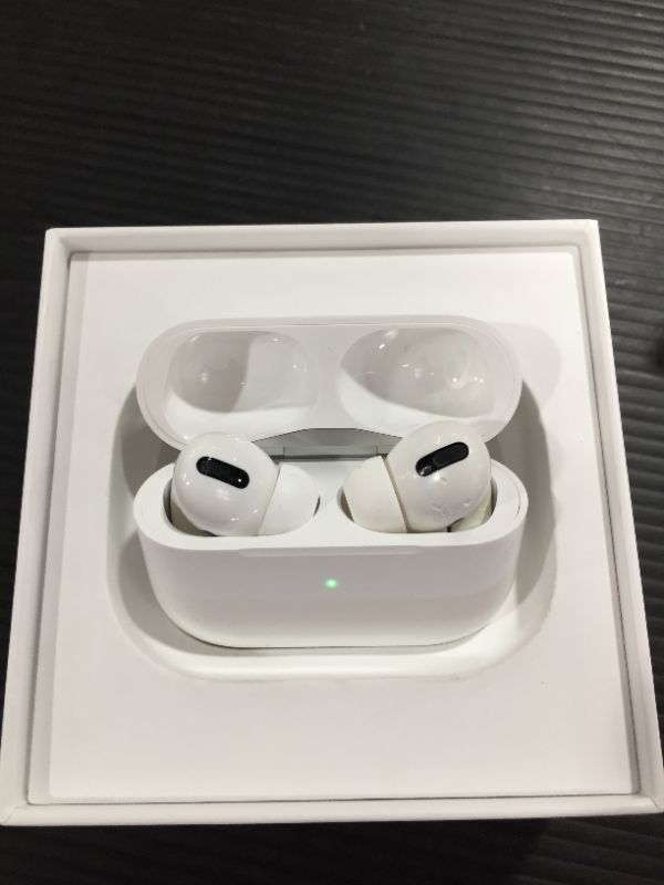 Photo 4 of Apple AirPods Pro Wireless Earbuds with MagSafe Charging Case. Active Noise Cancelling, Transparency Mode, Spatial Audio, Customizable Fit, Sweat and Water Resistant. Bluetooth Headphones for iPhone
