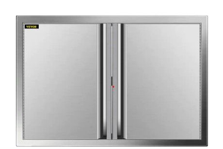 Photo 1 of 31 in. W x 24 in. H Stainless Steel BBQ Access Door with Recessed Handle Outdoor Kitchen Doors for Outside Cabinet
