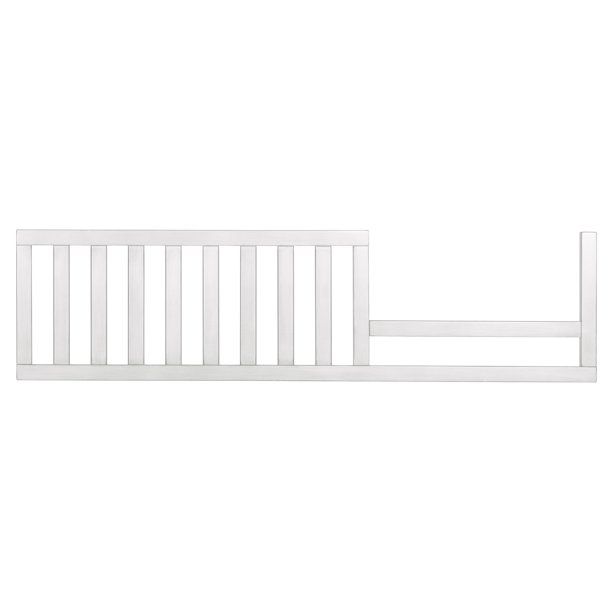 Photo 1 of evolur Signature Glam Convertible Crib Toddler Guard Rail, Pearl Shimmer White
