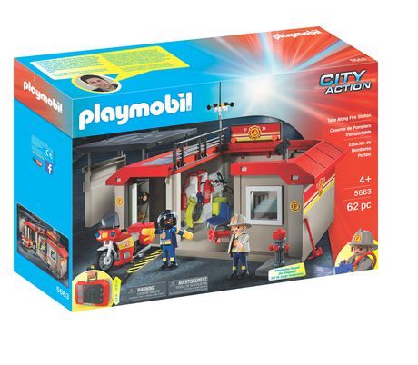 Photo 1 of PLAYMOBIL Take Along Fire Station
