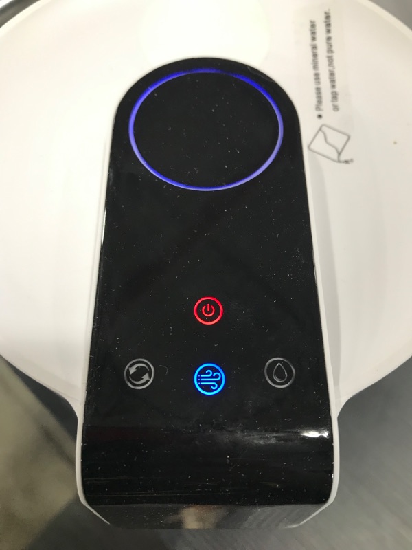 Photo 1 of Mini Portable Air Conditioner, 9" Personal Air Cooler & Humidifier, 360° Rotation & 3 Speeds, USB Rechargeable Portable Air Cooler , 4000mAh Battery Operated, Evaporative Air Cooler for Room/Travel