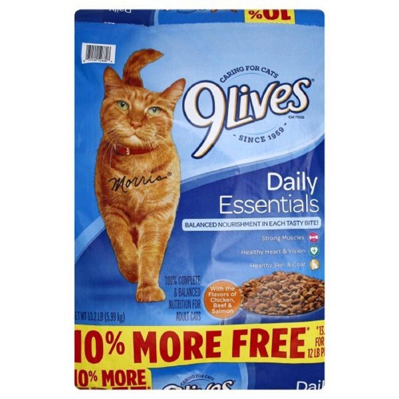 Photo 1 of 9Lives Daily Essentials Chicken, Beef & Salmon Flavors Adult Complete & Balanced Dry Cat Food - 12lb
Expiration Date: 05/27/2022