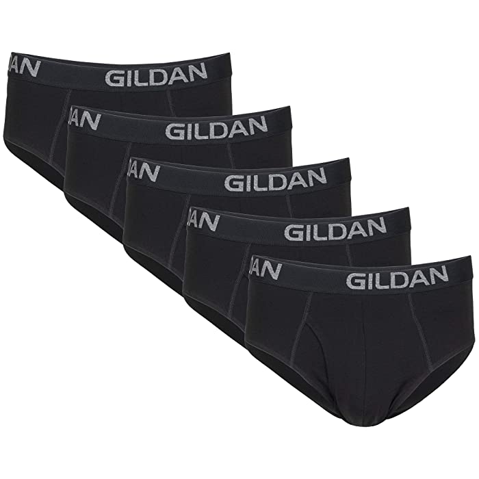 Photo 1 of Gildan Men Cotton Stretch Briefs 5-Pack. Size Large
