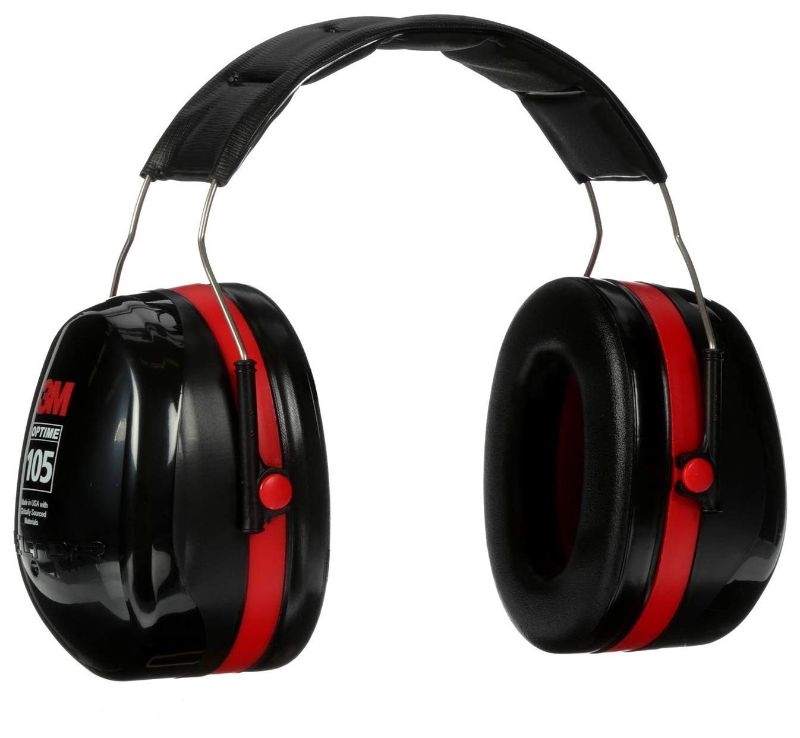 Photo 1 of 3M PELTOR Optime 105 Earmuffs H10A, Over-the-Head
