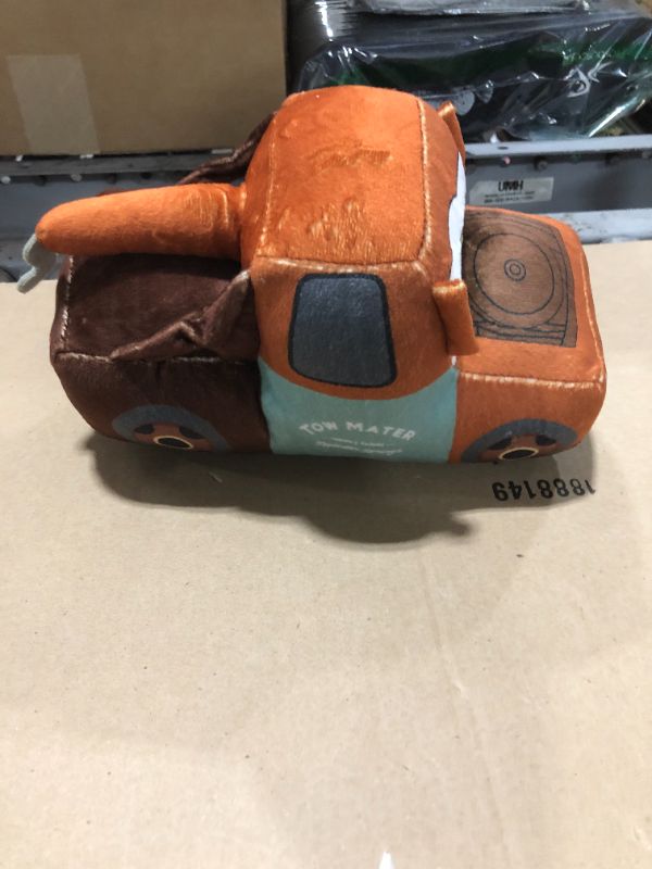 Photo 2 of Disney Cars Mater Brown 3D Plush Decorative Toddler Pillow with Embroidery
