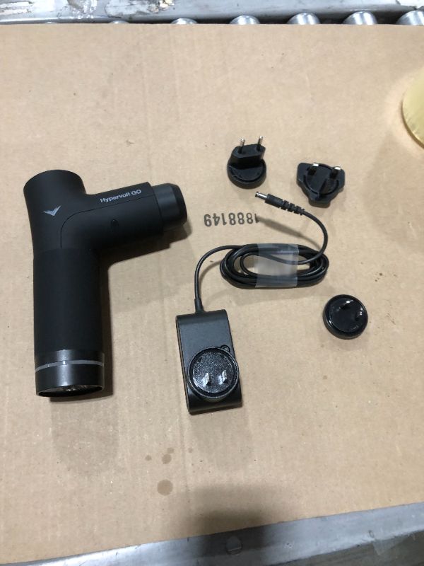 Photo 2 of Hyperice Hypervolt GO - Deep Tissue Percussion Massage Gun - Take Pain Relief and Sore Muscle Recovery on The GO with This Surprisingly Powerful, Whisper-Quiet Portable Handheld Electric Massager. MISSING HEADS
