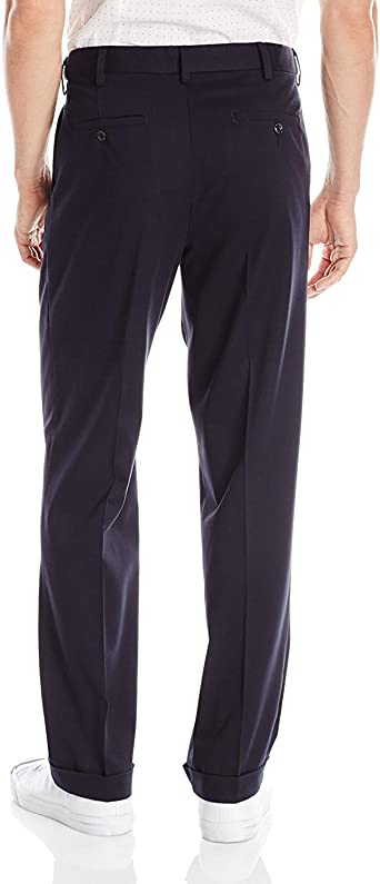 Photo 2 of Dockers Men's Relaxed Fit Comfort Khaki Pants - Pleated
SIZE 38X32, BLACK.