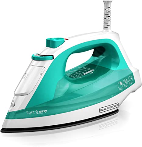 Photo 1 of BLACK+DECKER IR1010 Light 'N Easy Compact Steam Iron, Teal. PRIOR USE.
