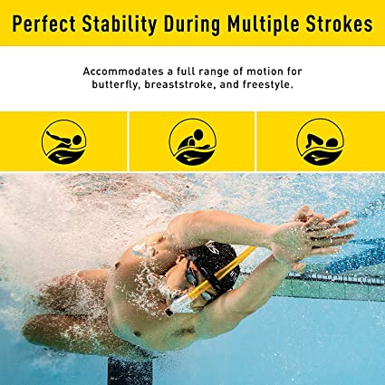 Photo 2 of FINIS Original Center-Mount Swimmer's Snorkel for Lap Swimming and Swim Training, Yellow, Adult
