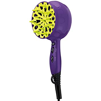 Photo 1 of Bed Head Curls in Check 1875 Watt Diffuser Hair Dryer, Purple, 1 Count (Pack of 1)
OPEN BOX.