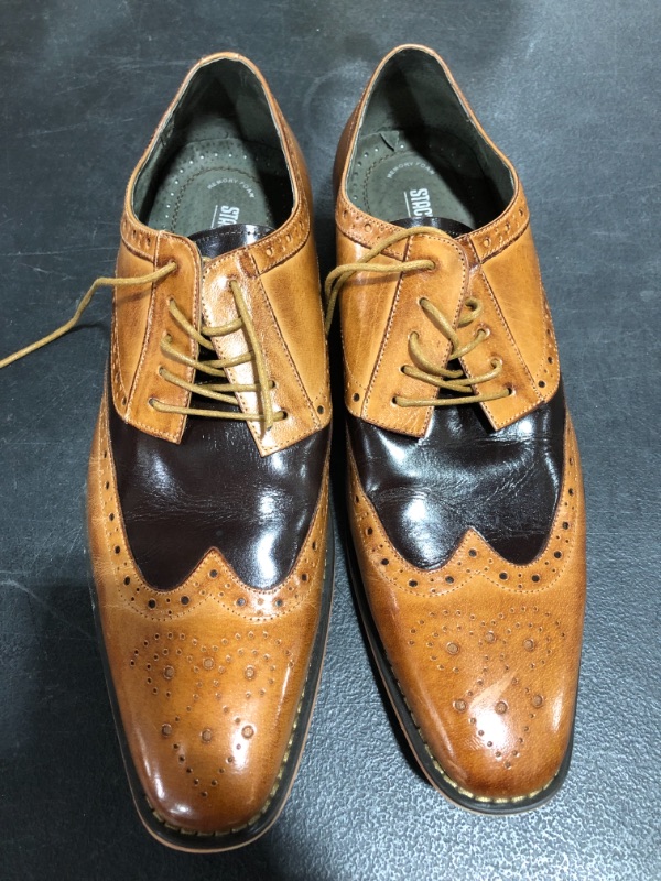 Photo 1 of STACY ADAMS MENS DRESS SHOES, SIZE 12M. PRIOR USE.