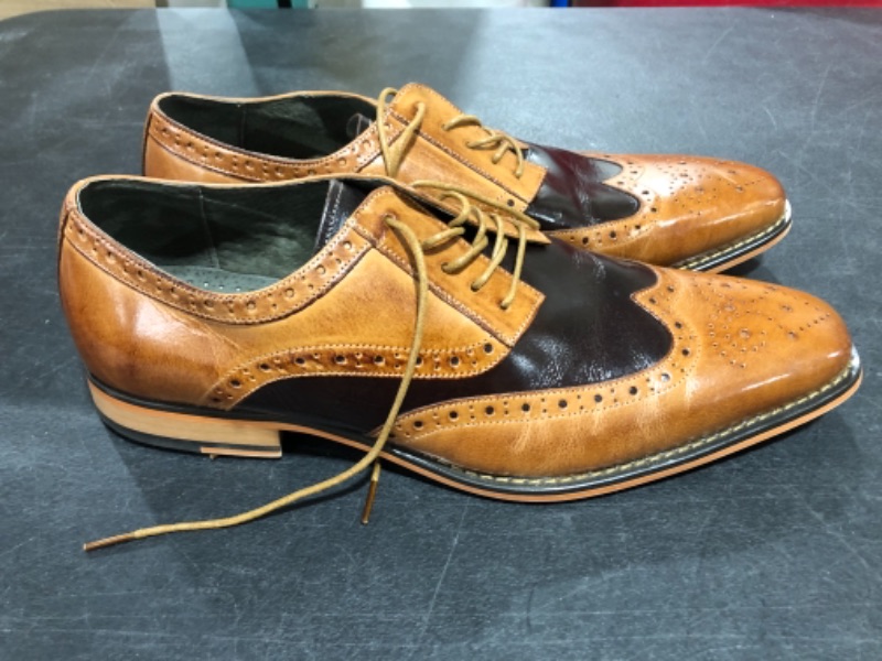 Photo 2 of STACY ADAMS MENS DRESS SHOES, SIZE 12M. PRIOR USE.