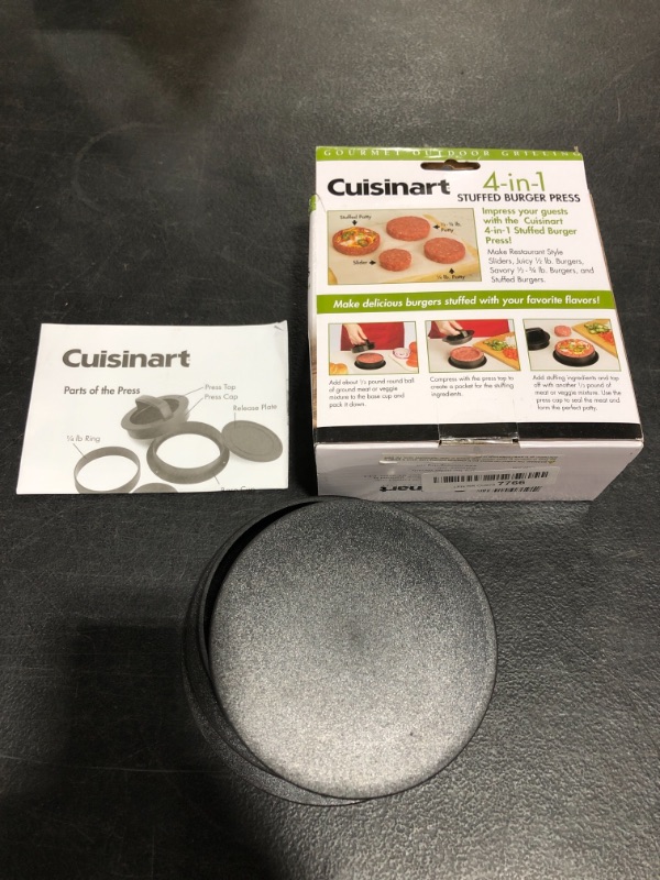 Photo 3 of Cuisinart CSBP-200 Stuffed, 4-in-1 Burger Press
