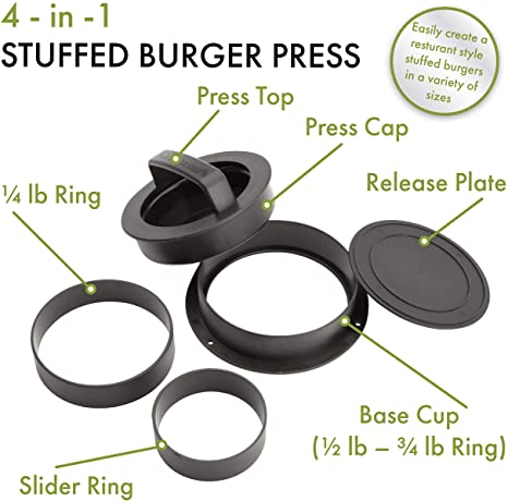 Photo 2 of Cuisinart CSBP-200 Stuffed, 4-in-1 Burger Press
