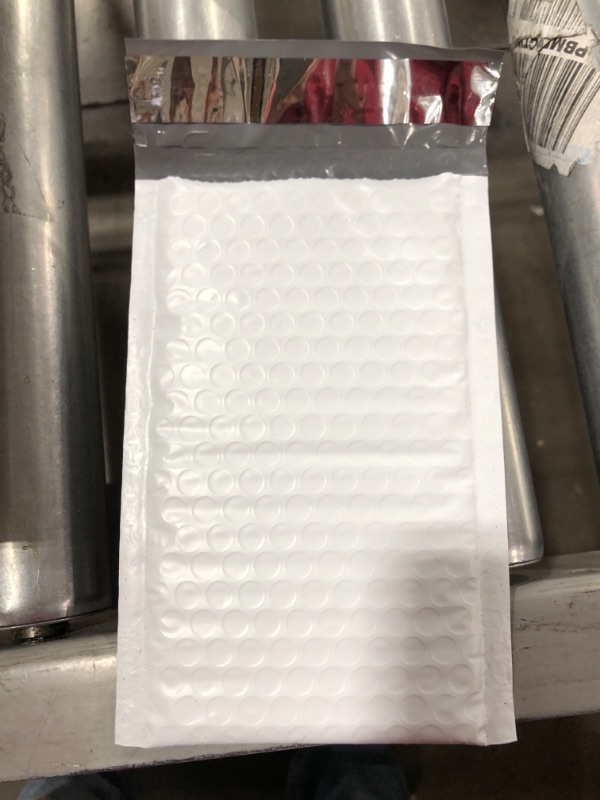 Photo 1 of UCGOU Bubble Mailers 4x8 Inch White 50 Pack Poly Padded Envelopes Small Business Mailing Packages Opaque Self Seal Adhesive Waterproof Boutique Shipping Bags for Jewelry Makeup Supplies #000
