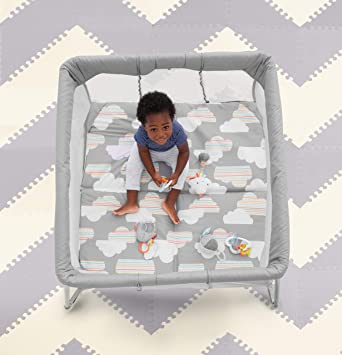 Photo 2 of Skip Hop Portable Playard: Play to Night Expanding Travel Crib to Playard
