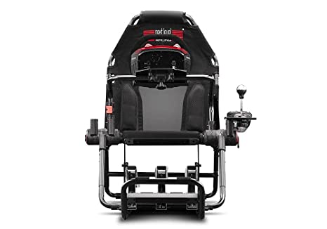 Photo 1 of Next Level Racing Foldable Simulator Racing Cockpit (NLR-S021) PC, Black. DOES NOT INCLUDE ELECTRONICS. PRIOR USE. 
