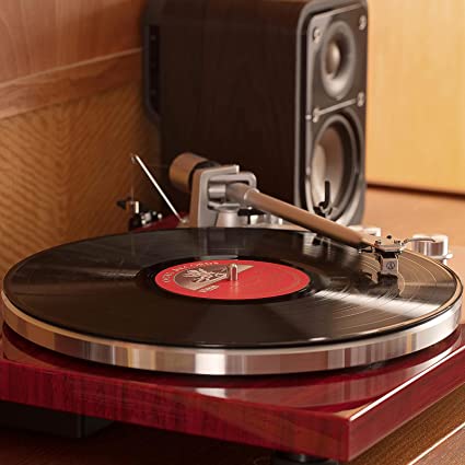 Photo 3 of 1 BY ONE Belt Drive Turntable with Bluetooth Connectivity, Built-in Phono Pre-amp, USB Digital Output Vinyl Stereo Record Player with Magnetic Cartridge, 33 or 45 RPM. PRIOR USE. 
